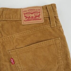 Levi's '94 Baggy Corduroy Pants Brown High Rise Womens Size 27 Inseam 30" 27x30